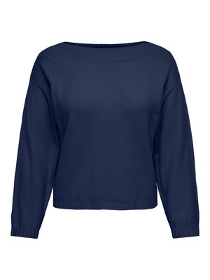 ONLY Carmakoma, KNITTED PULLOVER CARKATIA KNITTED PULLOVER - Trui - naval academy