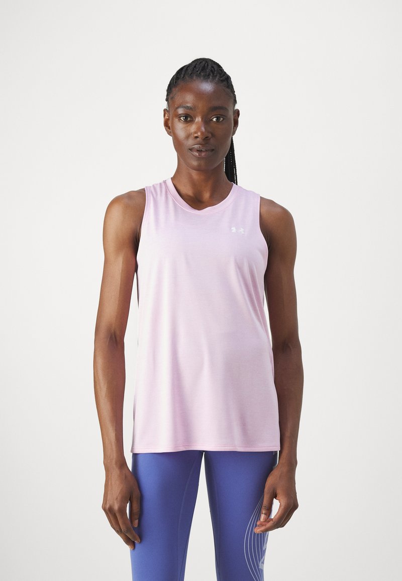 Under Armour TANK TWIST - Top - stellar pink/white