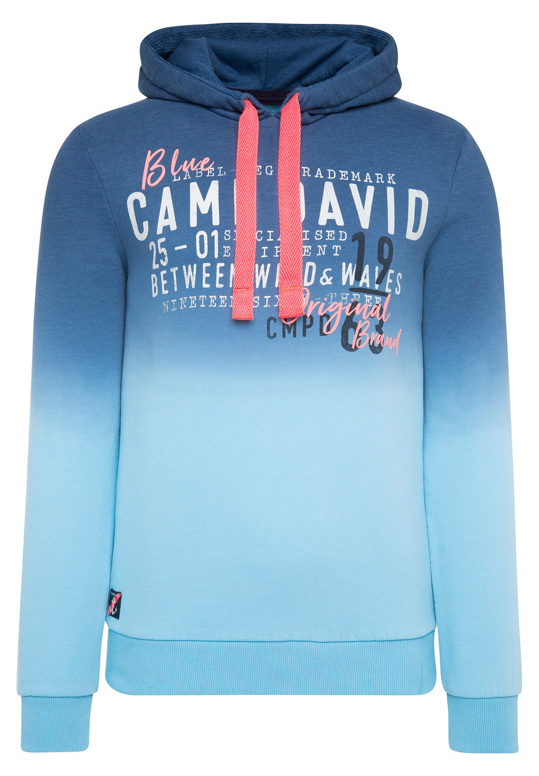 Clothing Camp David Rosa Lila Hoodie Dip Dye Camp David Hoodie