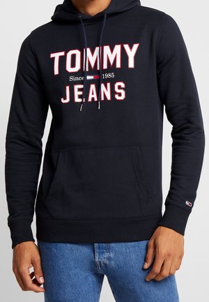 Jersey con capucha - black