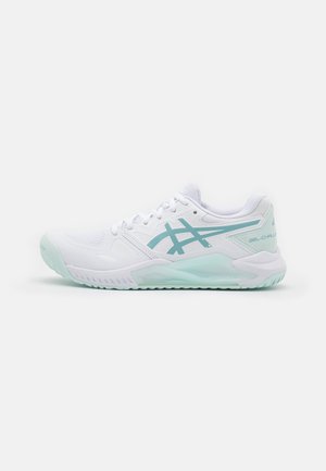 GEL CHALLENGER 13 CLAY - Clay court tennissko - white/smoke blue