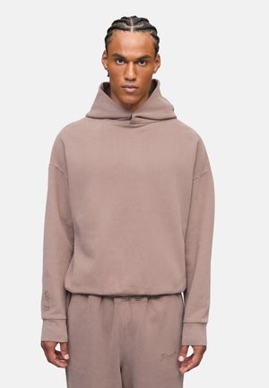 Felpa con cappuccio - light brown