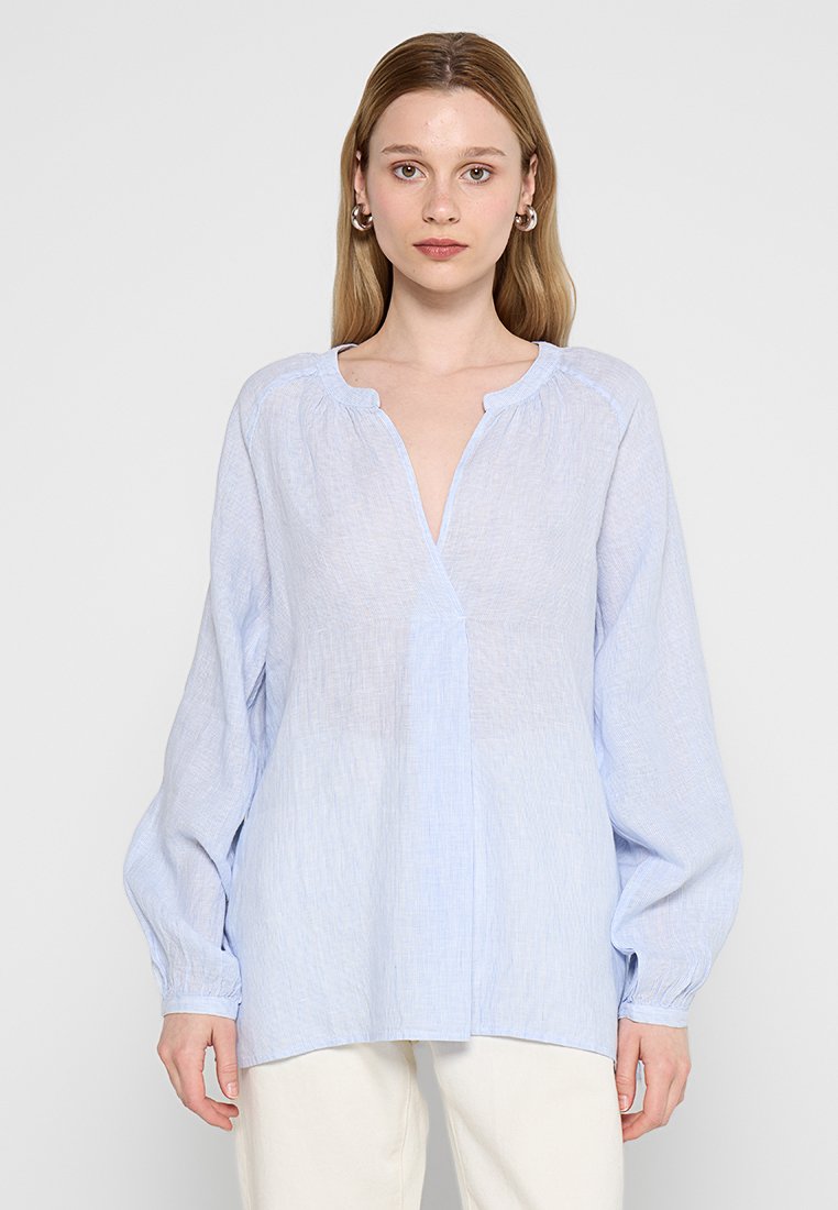 Ecoalf Blouse lichtblauw Ecoalf Blouse lichtblauw