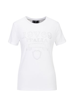 BELLA STONE LOGO - T-shirt print - white