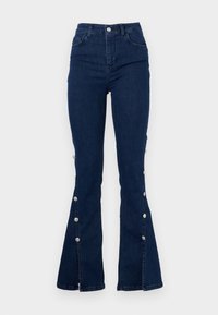 PANT BEAT BOTTONI - Trapezaste traperice - blue denim