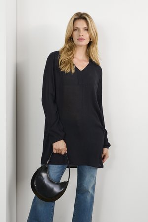 KAAMBER V-NECK - Tunika - black deep