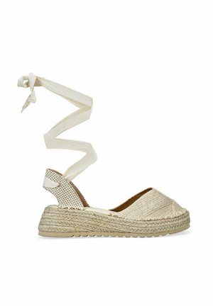 Zapatos de salón con cordones - beige