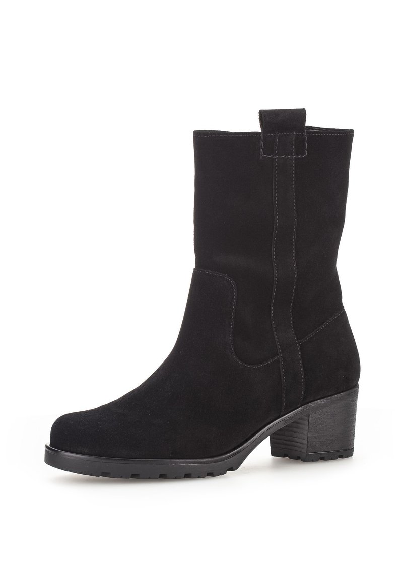 Bottines Femme Gabor à Lacets - Suède - Talon 5cm - Semelle Intérieure Amovible - Confort Optimal