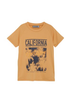 Camiseta estampada - tangerine