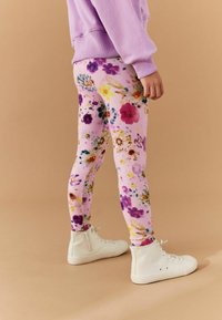 Next ANIMAL PRINT - Tajice-hlače - pink floral