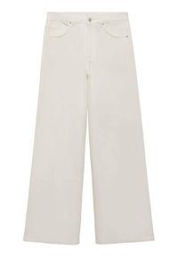HIGH-WAISTED - Flared Jeans - white