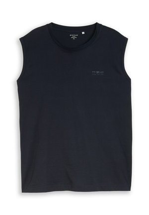 TOM TAILOR, TOM TAILOR T-SHIRT PLUS SIZE - TANKTOP MIT PRINT - Débardeur - sky captain blue