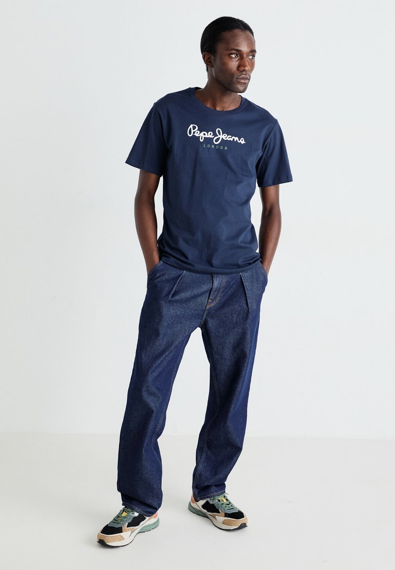 Pepe Jeans EGGO Print T-shirt dark blue
