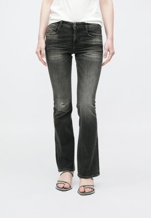 EBBEY - Bootcut-teksad - black denim