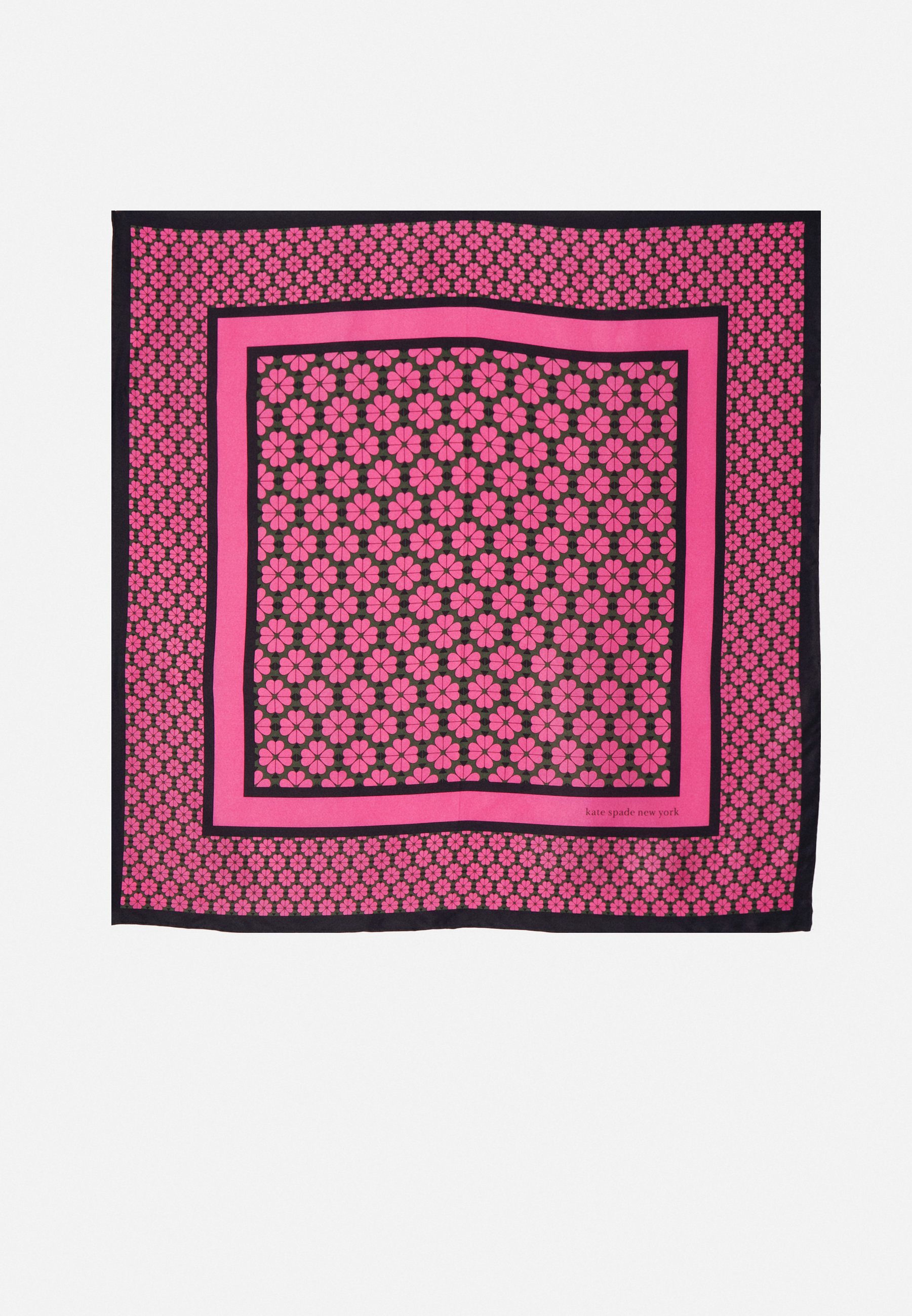 kate spade new york FLORAL SQUARE Foulard forest floor/pink