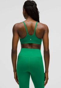 lululemon WUNDER TRAIN STRAPPY RACER C/D - Sujetadores deportivos con sujeción ligera - raceway green