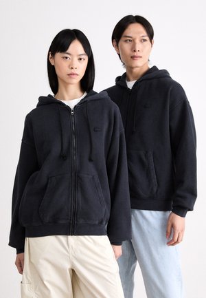 UNISEX - Felpa con zip - noir