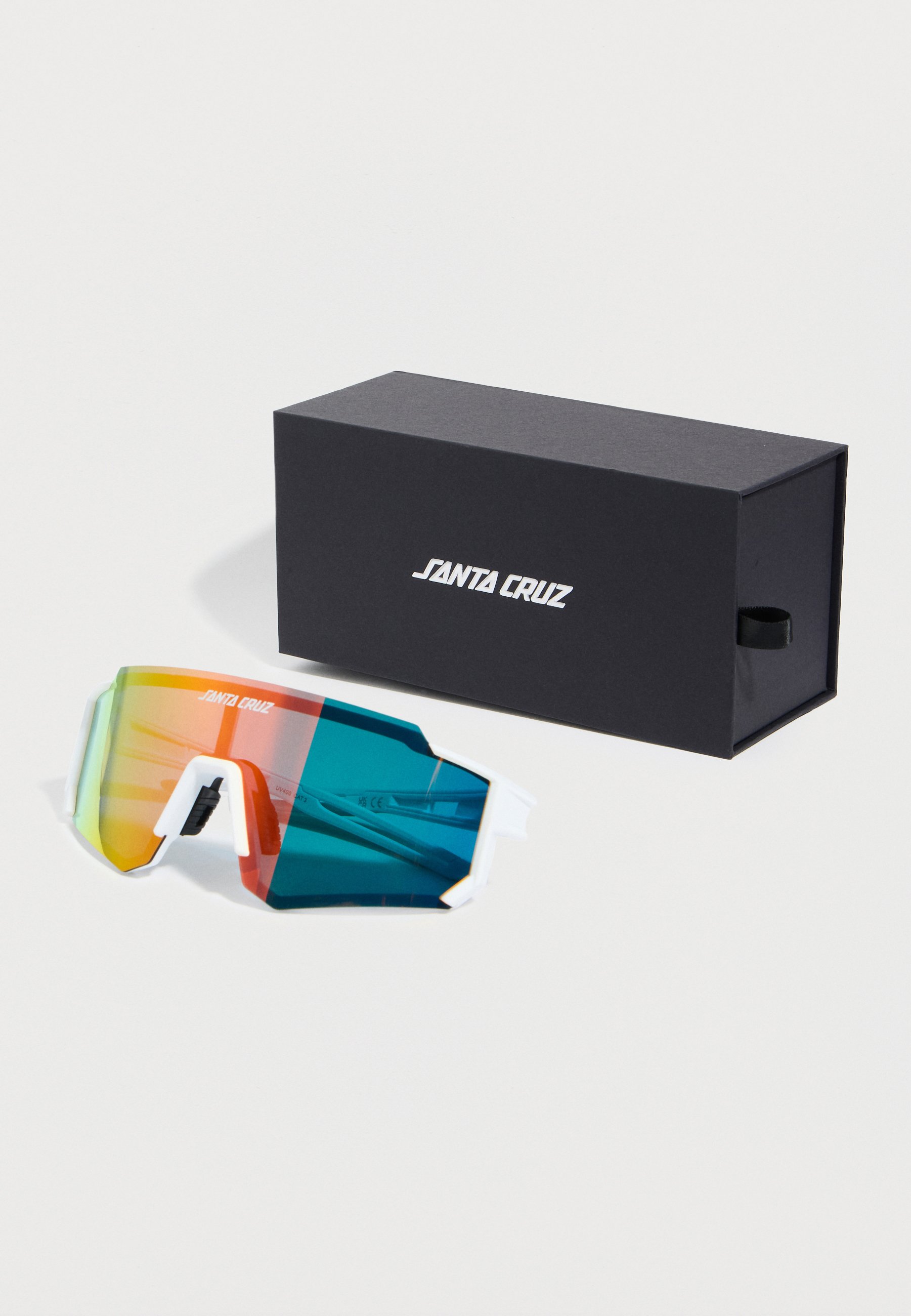 Santa Cruz STRIP RACER SUNGLASSES UNISEX - Gafas de sol - white