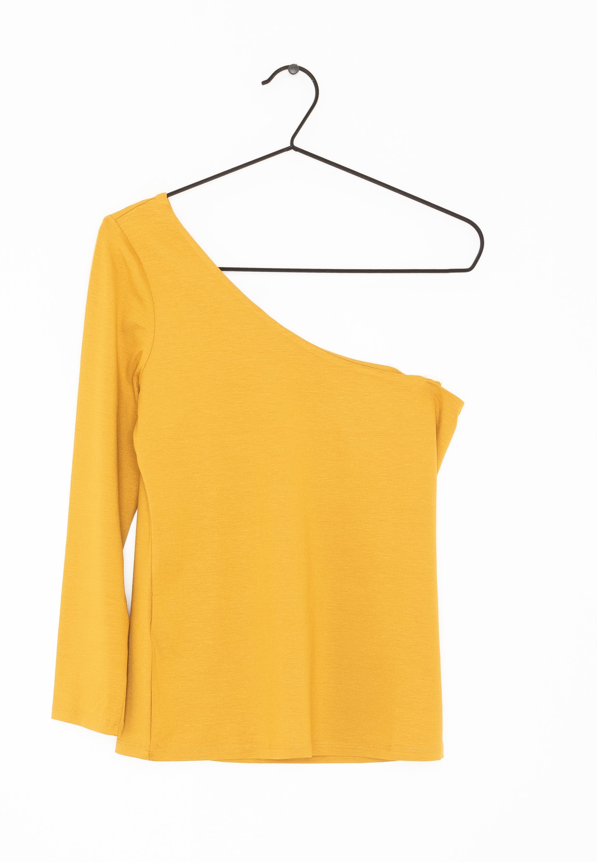 Mango Camiseta de manga larga yellow/amarillo (Segunda mano