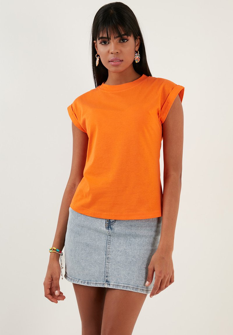 LELA T-shirt basic - orange