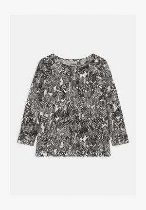 UNISEX - Top s dlouhým rukávem - gypsum white/black