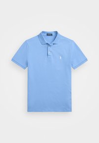 CUSTOM SLIM FIT STRETCH MESH POLO SHIRT - Poloskjorter - sky blue