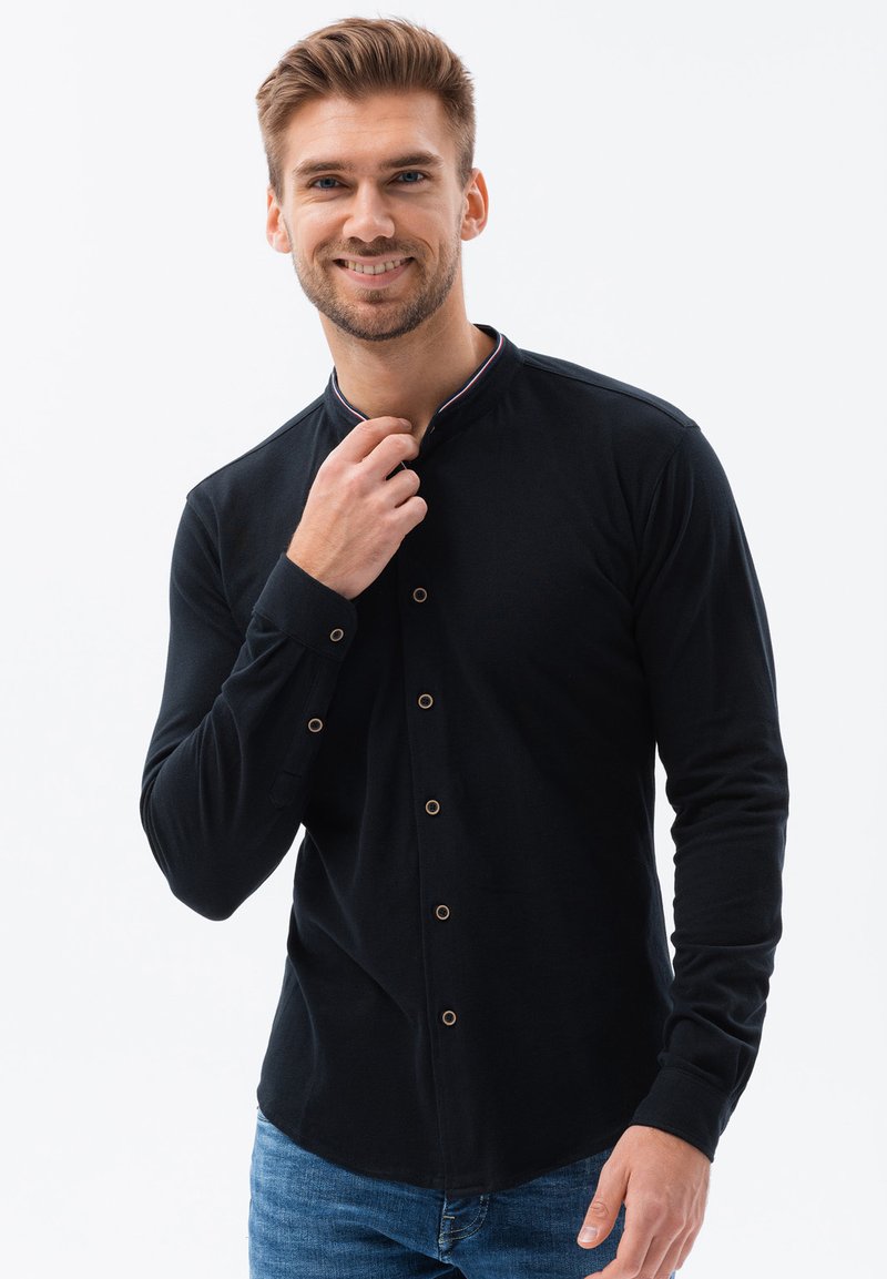 Ombre LONG SLEEVE - Camisa - black