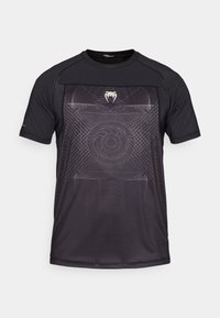 AIR DRY TECH - T-shirt desportiva - deep black/desert sand