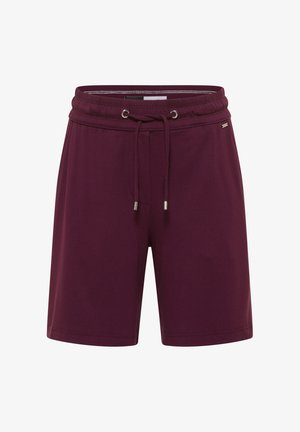Cecil, WIDE-LEG SHORTS IN A LOOSE FIT, ciemnoczerwony