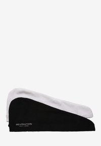 Revolution Haircare - HAIR 2PK MICROFIBRE HAIR WRAP  - Haarset - black/white Miniatuurafbeelding 1