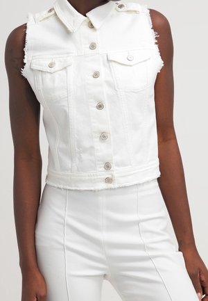Bodywarmer - white denim