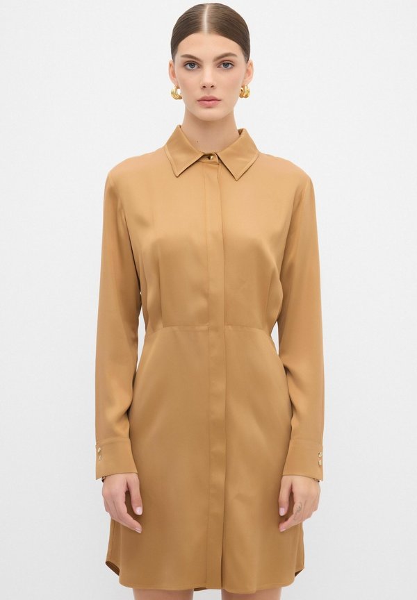 Blusenkleid - camel