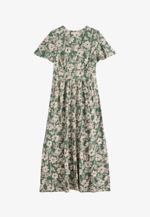 Seasalt Cornwall, SEASALT CORNWALL CHATEAUX DRESS - Μάξι φόρεμα - green - cosmos stems light coppice