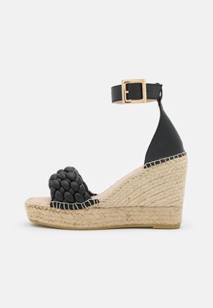 ST. TROPEZ - Platform sandals - Sandály na vysokém podpatku - noir