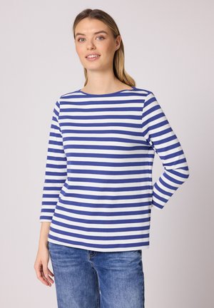 GESTREIFTES  - Langarmshirt - blau