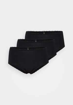VMCLOVELY EDGE HIPSTERS 3 PACK - Pants - black