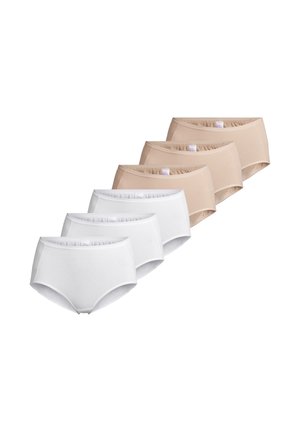6 PACK - Slip - weiß/beige