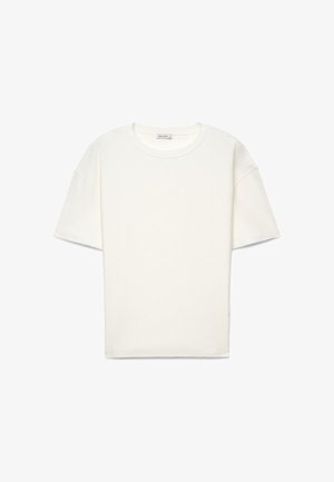 Calliope, T-SHIRT TINTA UNITA - T-shirt basique - bianco lana