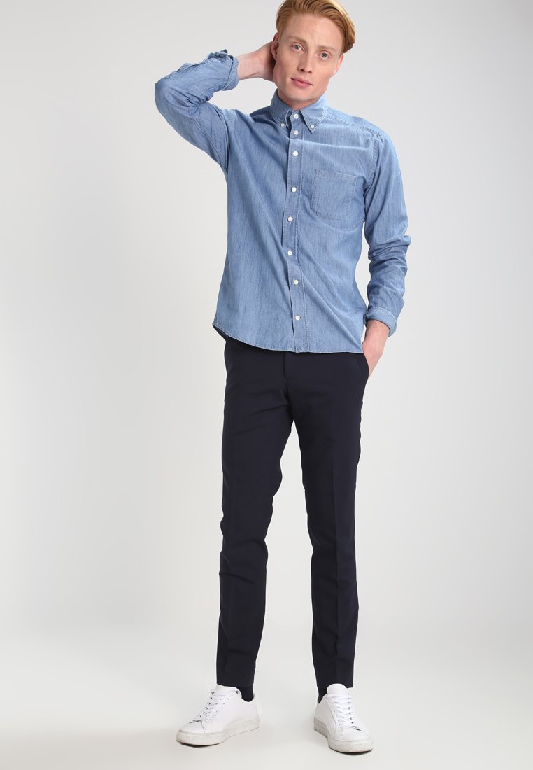 Eton SLIM FIT - Shirt - blue denim 