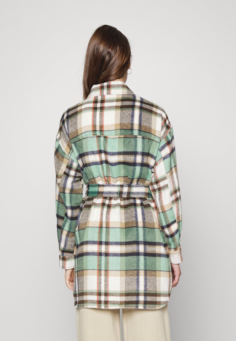 Damen Parkas | ONLY ONLJOAN LIFE BELT SHACKET Kurzmantel creme de menthe/beige - RQ36640 Damen Parkas | ONLY ONLJOAN LIFE BELT SHACKET Kurzmantel creme de menthe/beige - RQ36640