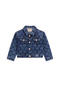 Guess ALLOVER-HERZEN - Denim jacket - blau