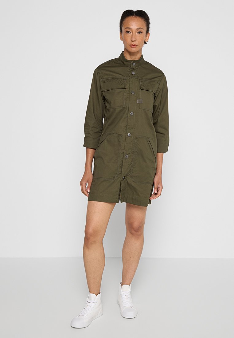 G-Star Jurk olijfgroen