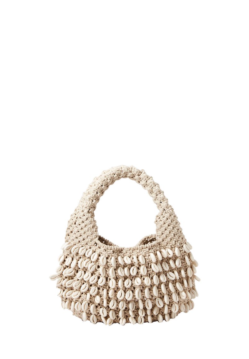 OYSHO SHELL WITH HANDLE Handtasche white/weiß Zalando.at