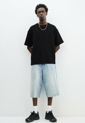 TEXTURED - T-shirt basic - black