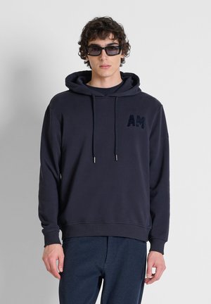 Antony Morato, HOODIE RELAXED FIT - EARLY - Jersey con capucha - blue-grey