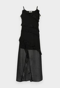 ONLSINE LIFE STRAP FRILL LONG DRESS - Cocktailjurk - black