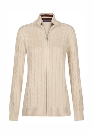 CABLE - Strickjacke - beige
