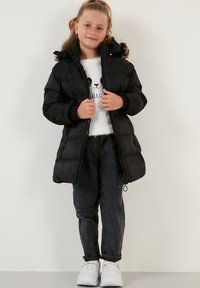 LELA - REGULAR FIT - Winterjas - black Miniatuurafbeelding 1