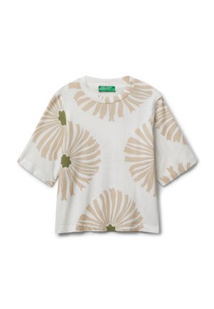 FLORAL  - T-shirt print - beige
