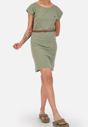 alife & kickin, Robe en jersey - olive